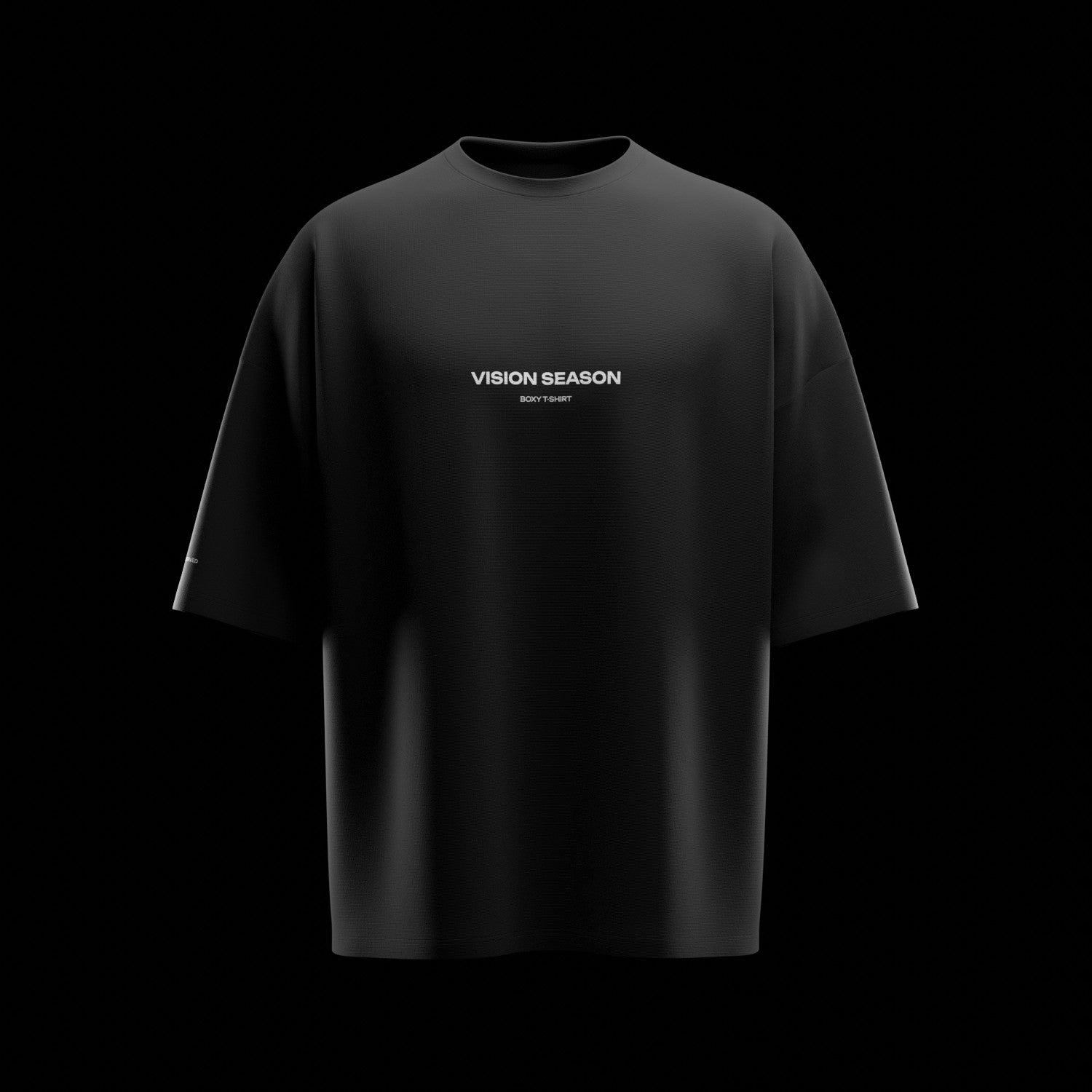 3D Oversized Boxy T-Shirt Mockup