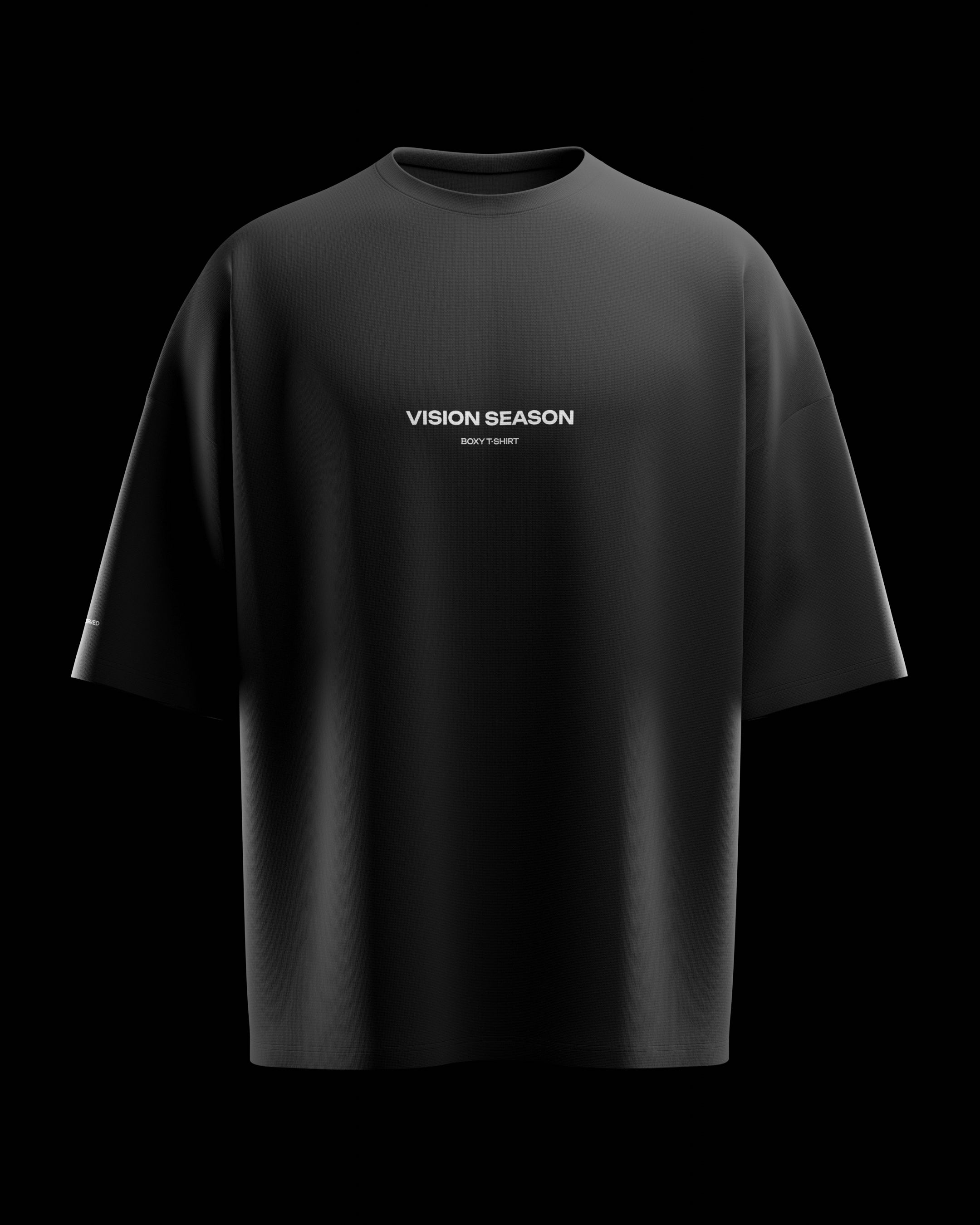 3D Oversized Boxy T-Shirt Mockup