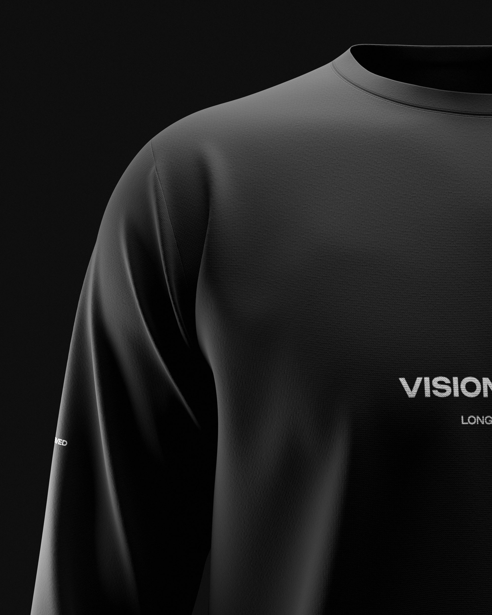 3D Long Sleeve T-Shirt Mockup