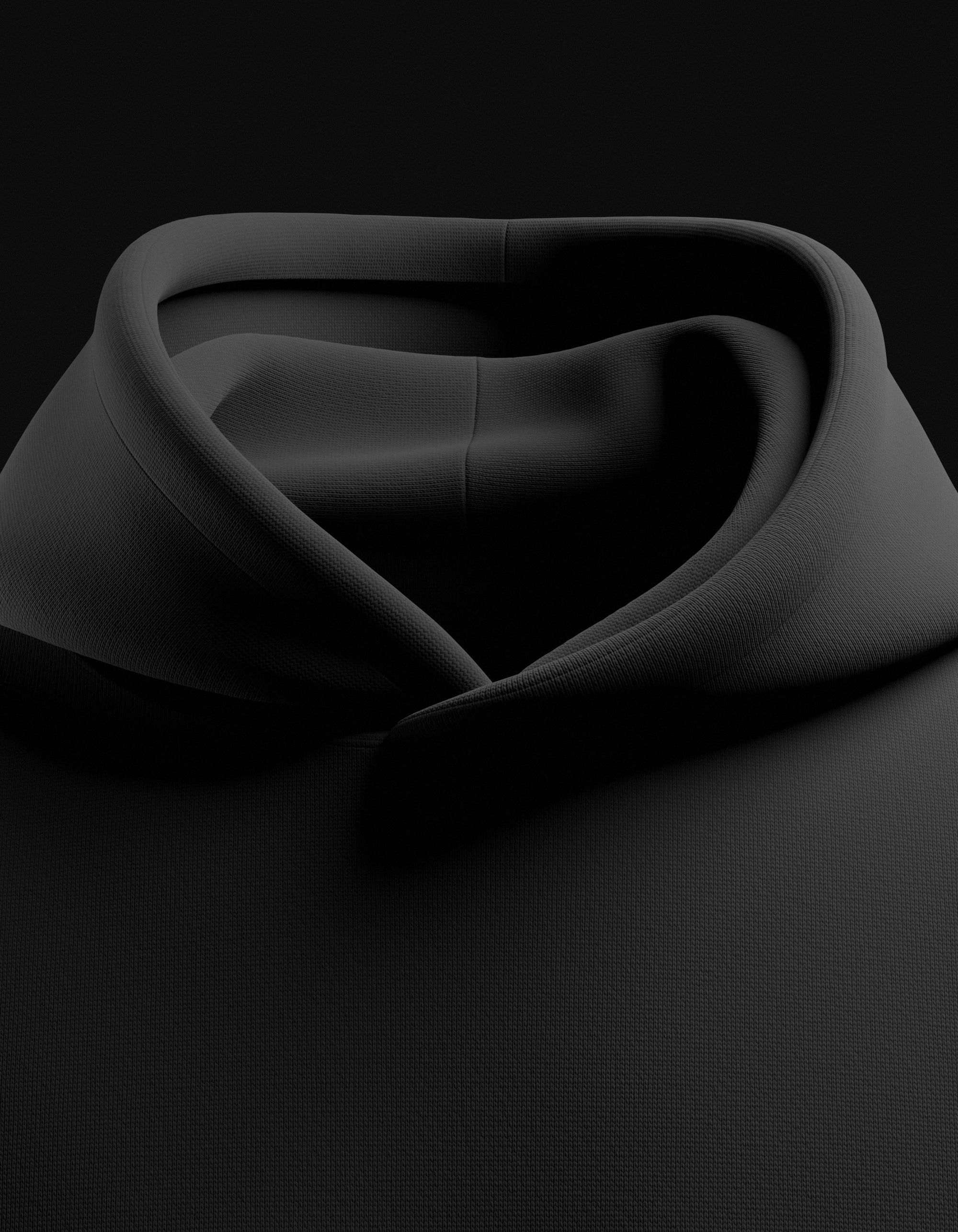 3D Oversized Boxy Hoodie Mockup v3