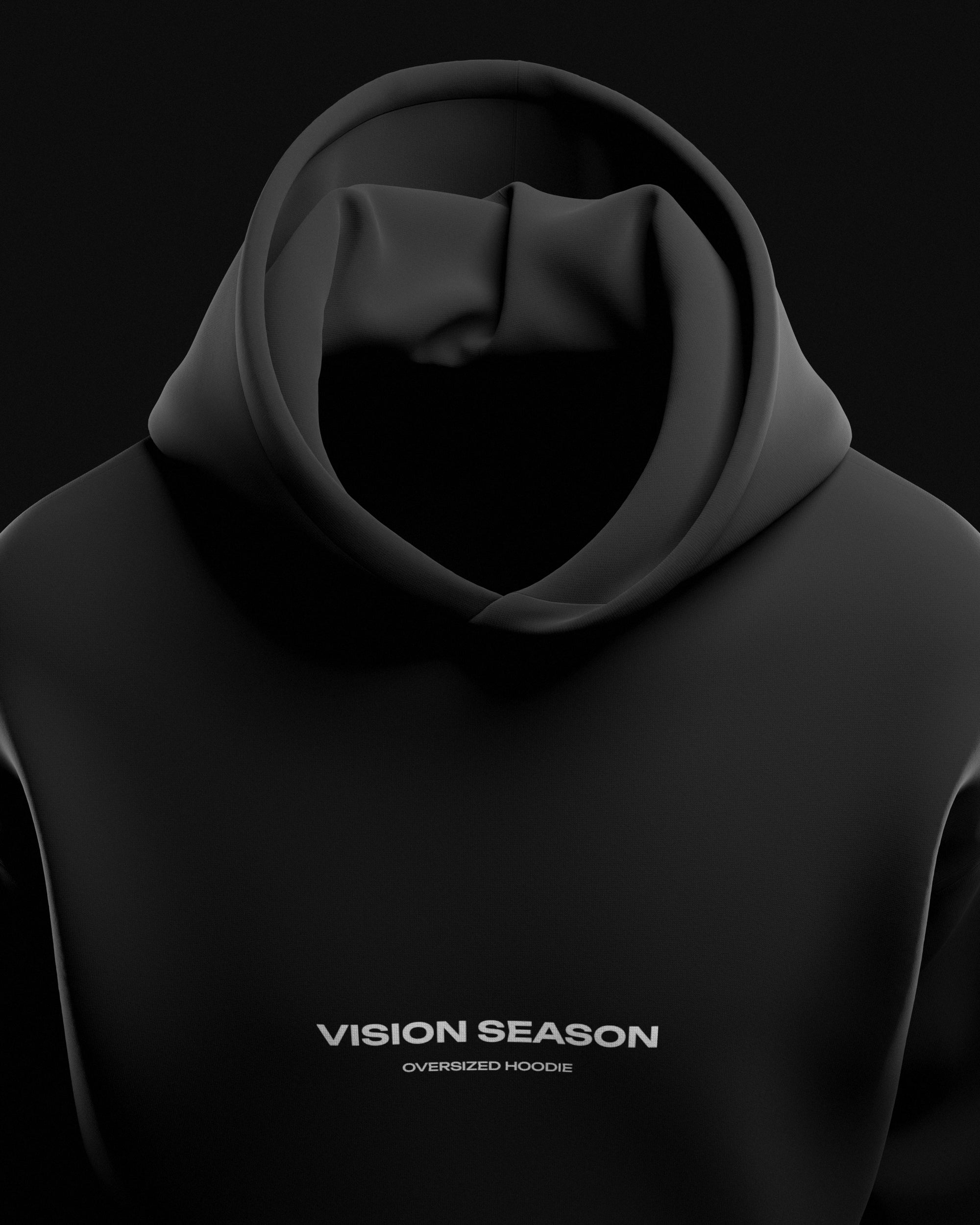 3D Oversized Hoodie Mockup