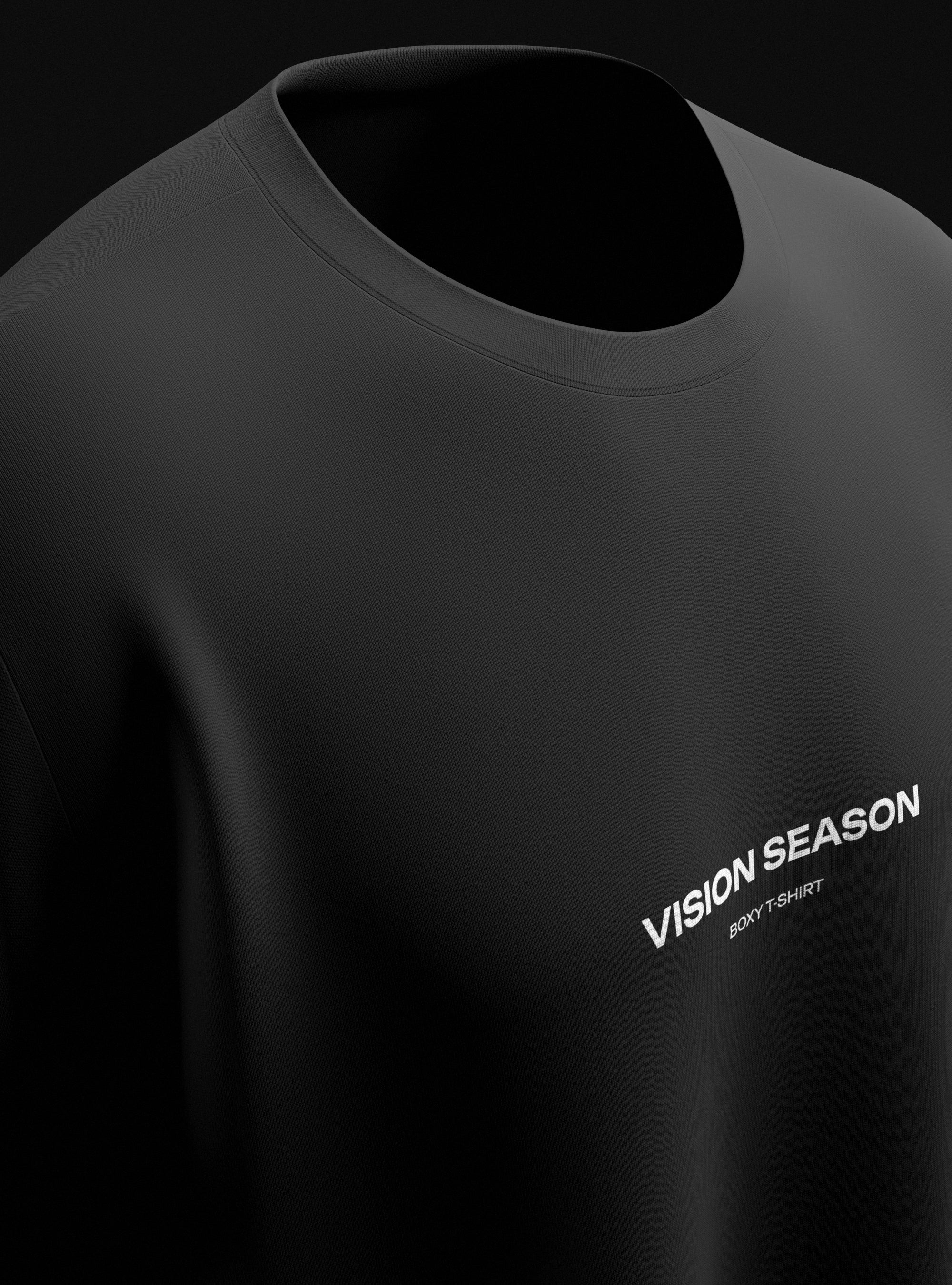 3D Boxy T-Shirt Mockup