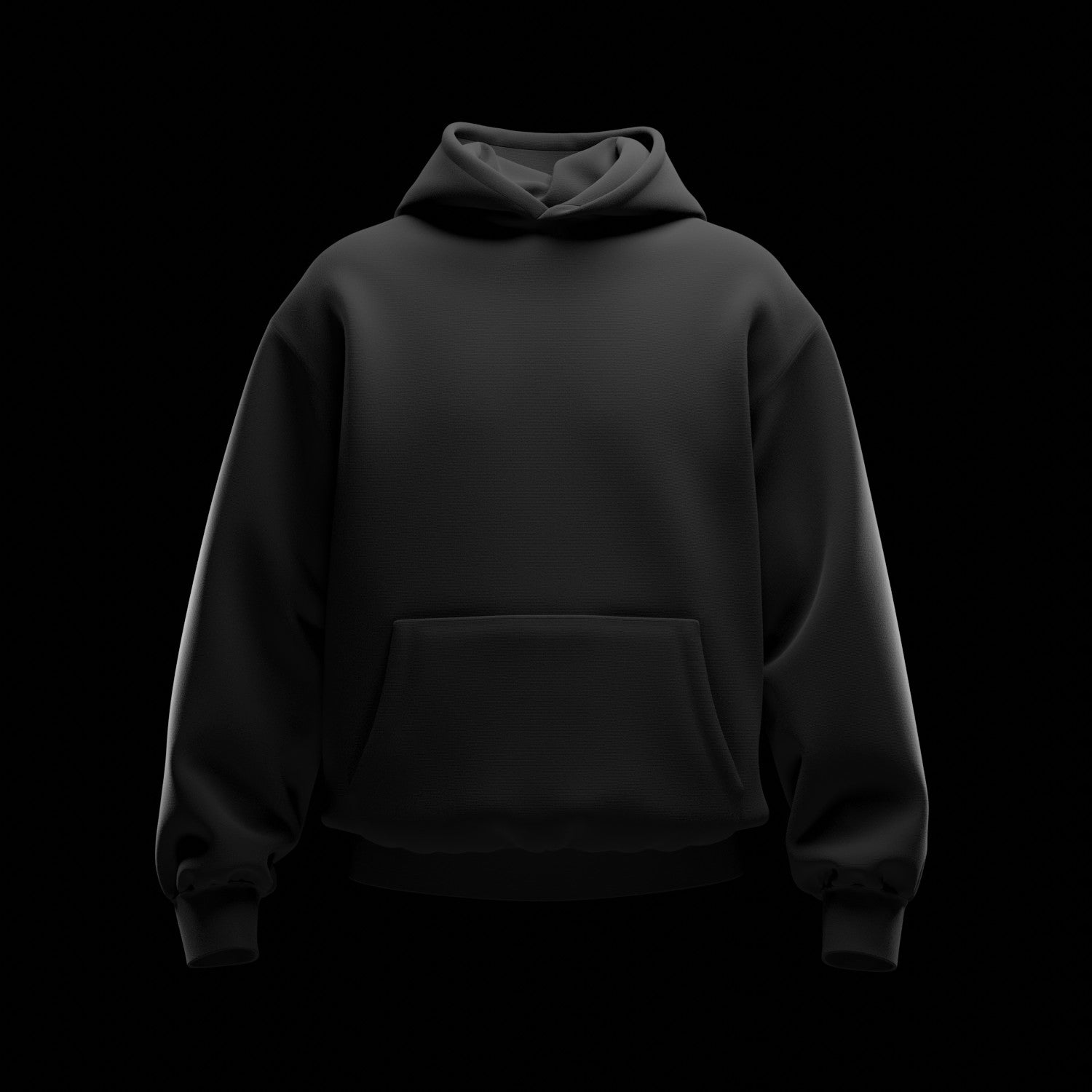 3D Oversized Hoodie Mockup