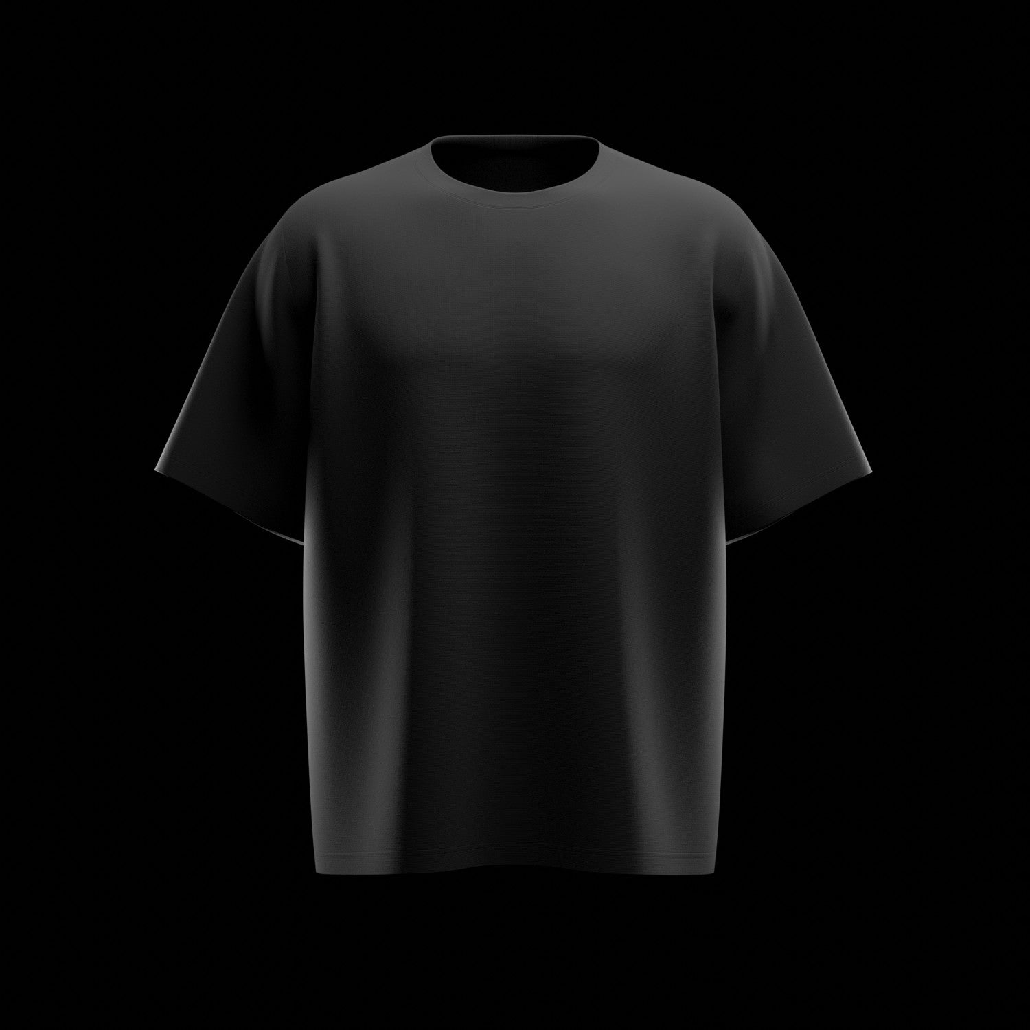 3D Boxy T-Shirt Mockup