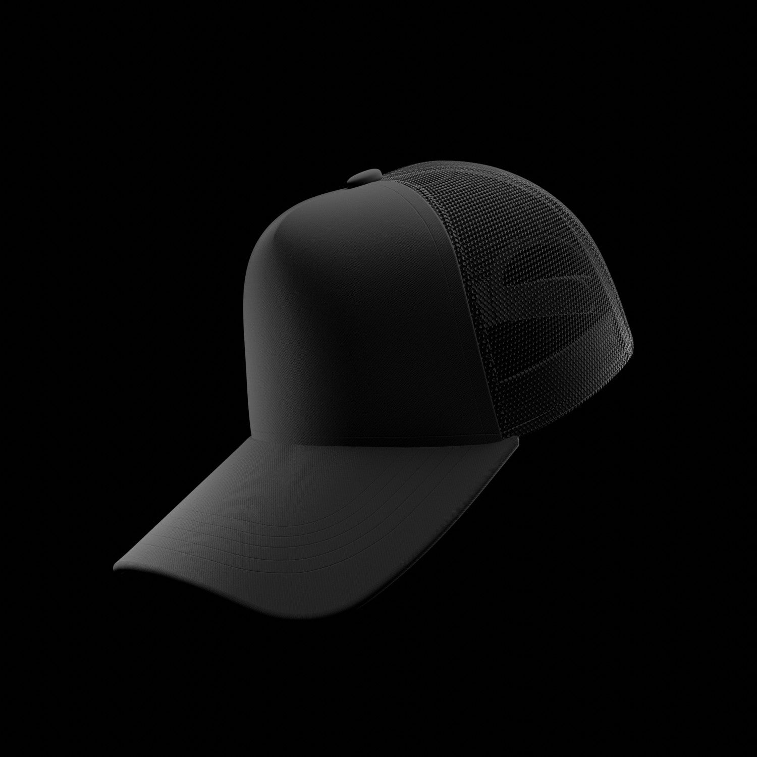 3D Trucker Cap Mockup