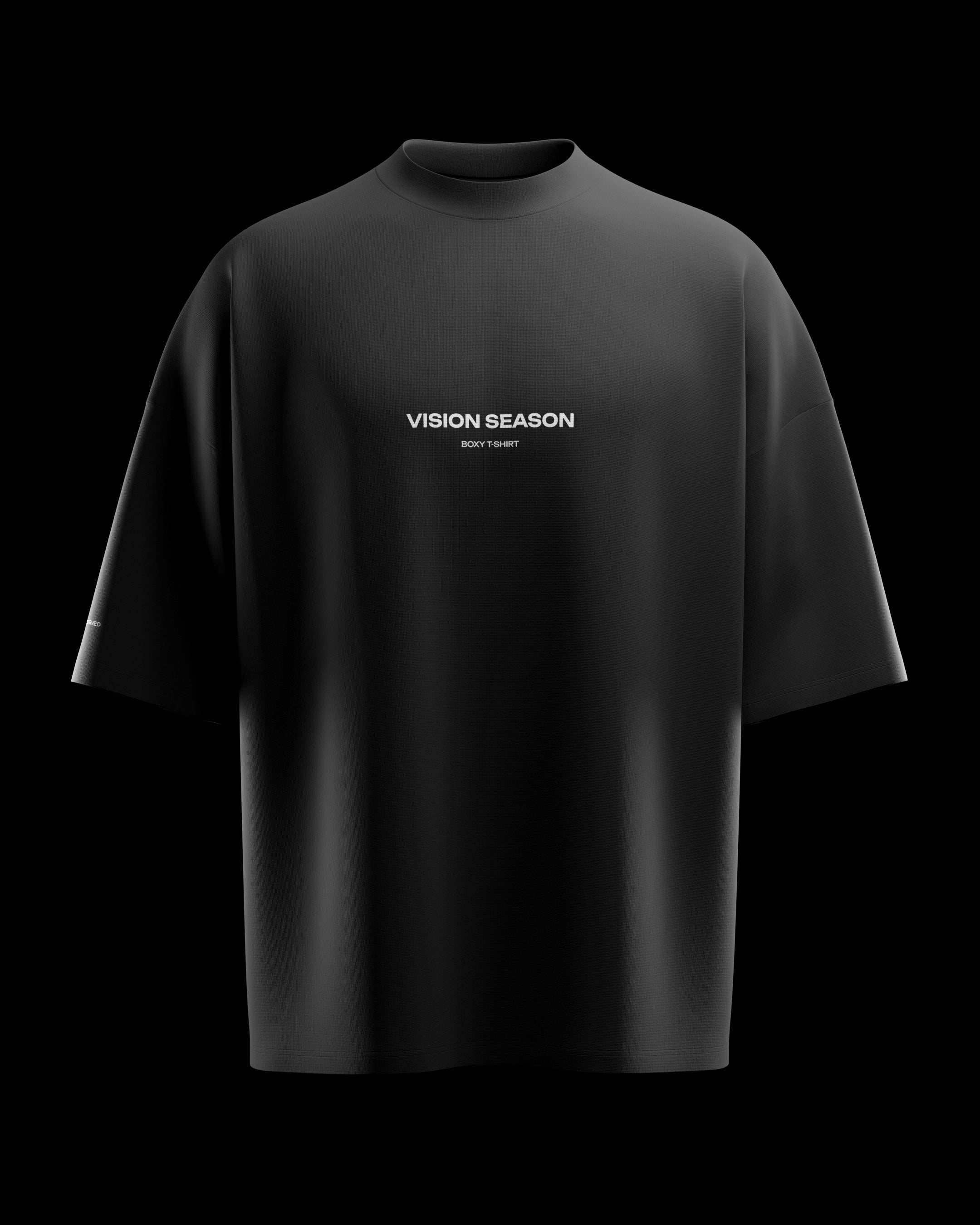 3D Oversized Boxy T-Shirt Mockup v2