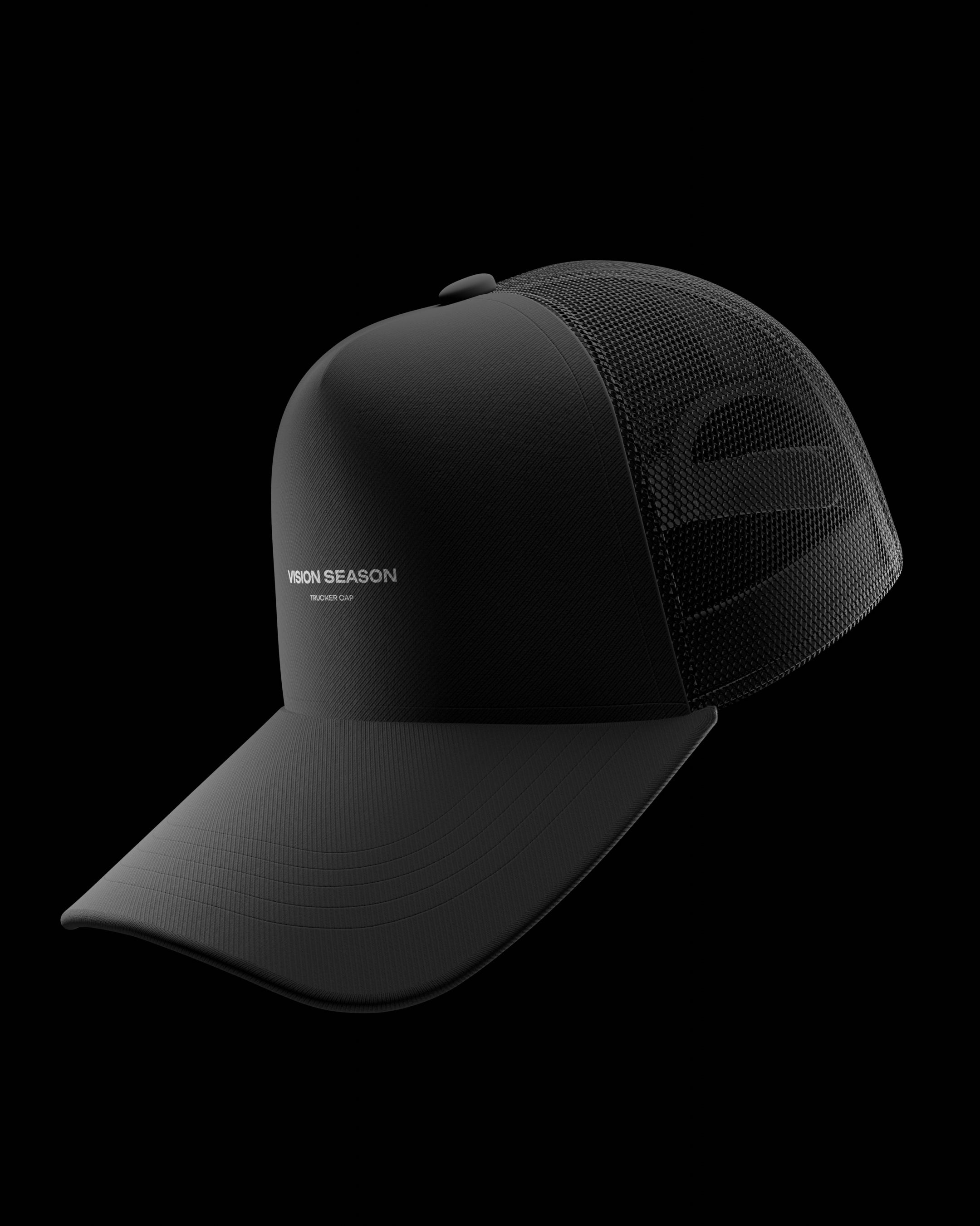 3D Trucker Cap Mockup