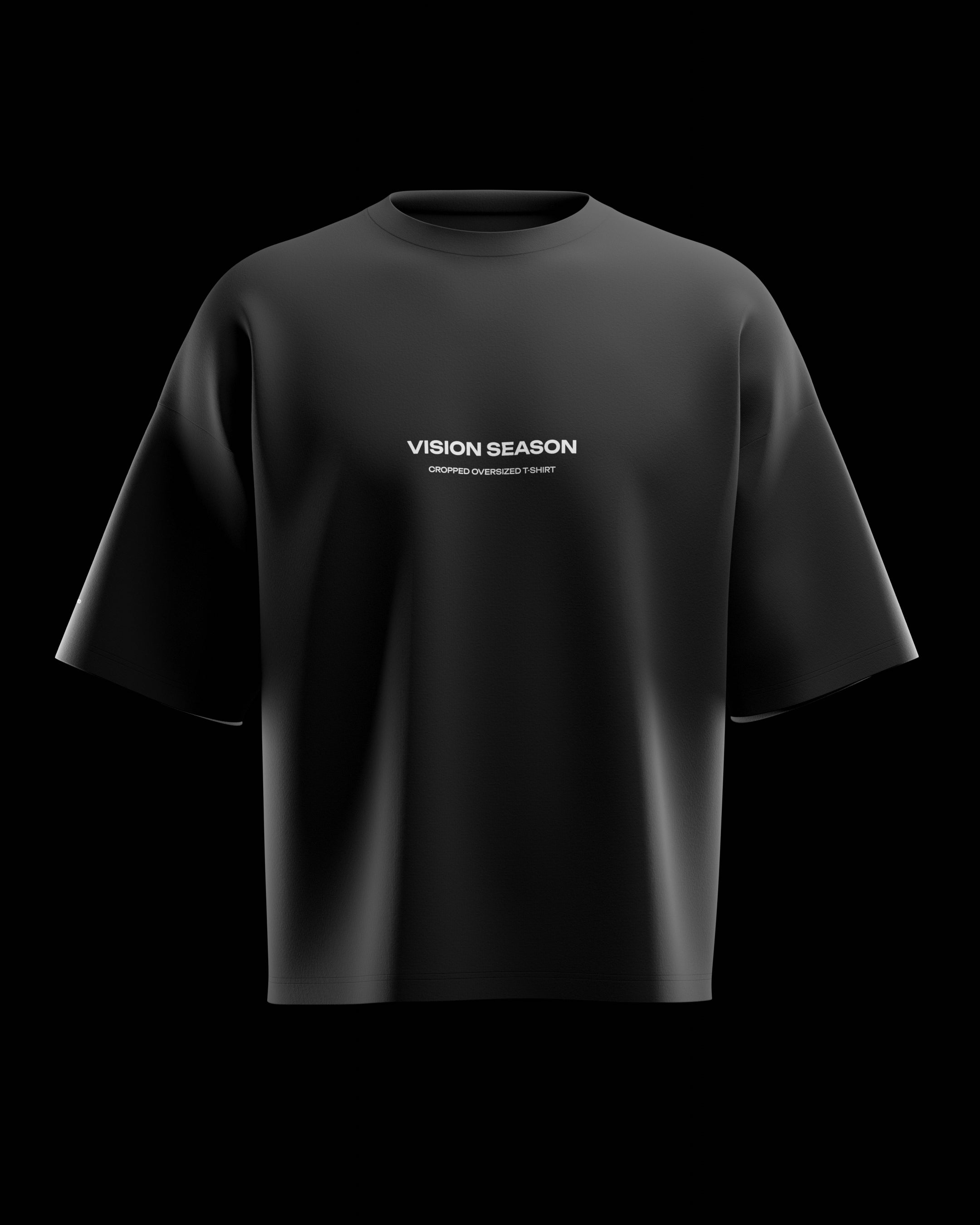 3D Cropped Oversized T-Shirt Mockup